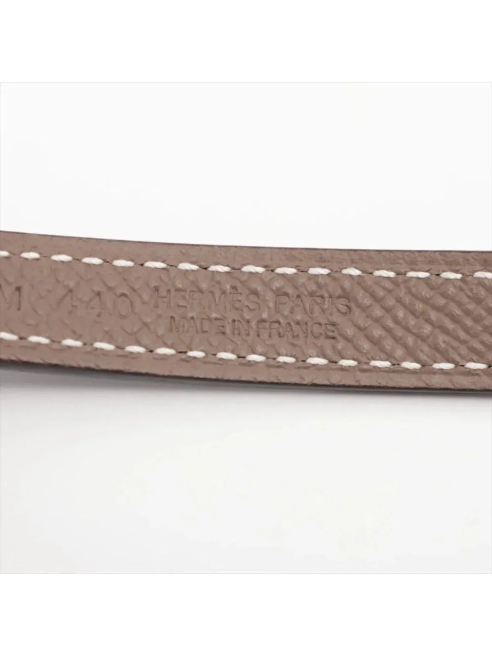 Hermes Mini Constance H Belt 85 Veau Epsom Etoupe